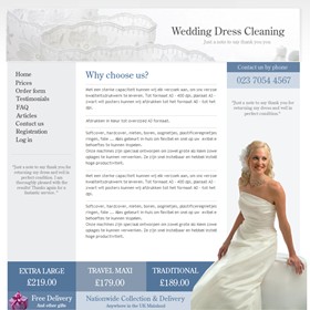Вебсайты: Wedding dress
